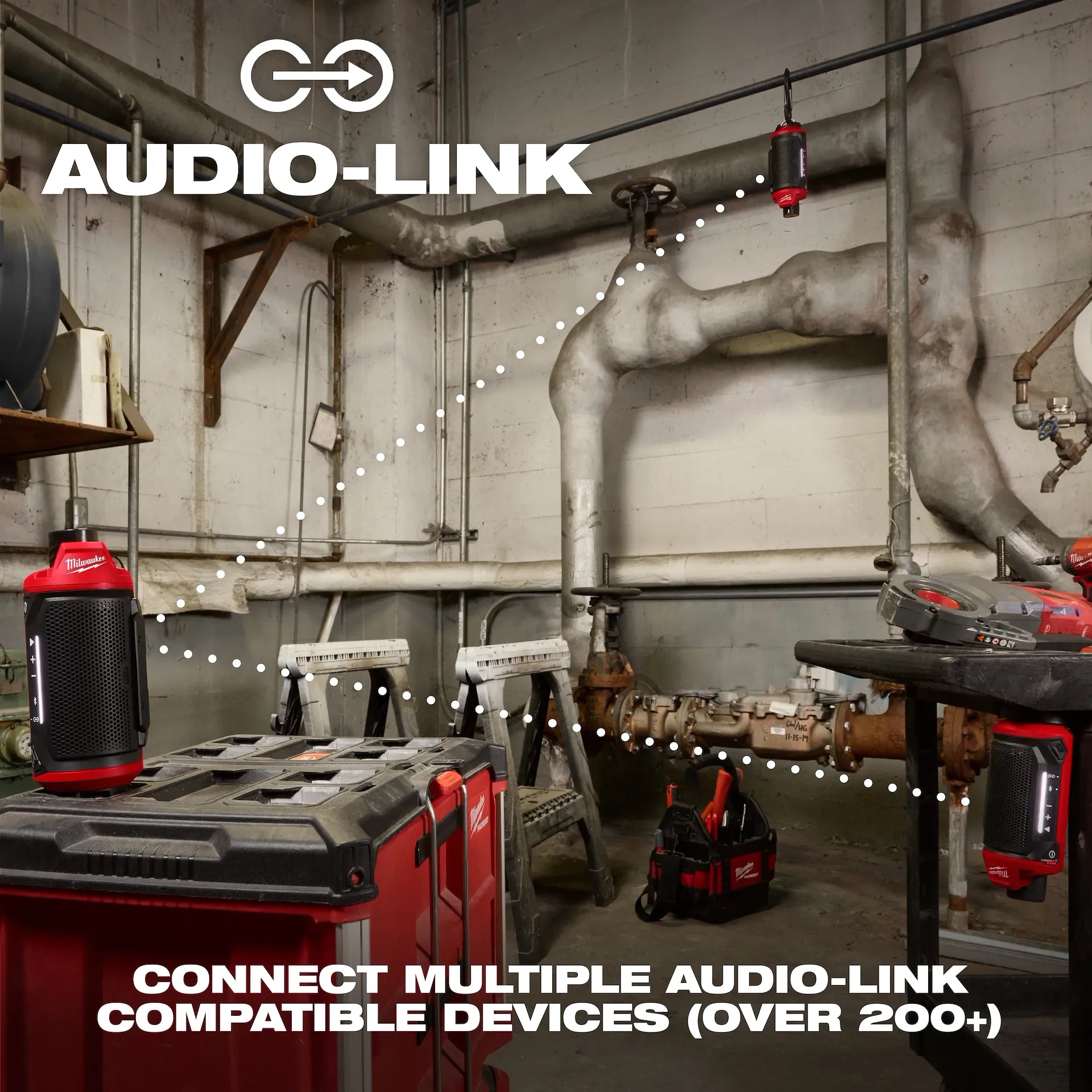 M12 12-Volt Lithium-Ion Cordless Bluetooth Jobsite Speaker with PACKOUT Compatibility