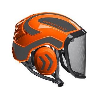 Pfanner PROTOS-ORGR Protos Helmet, Orange/Grey