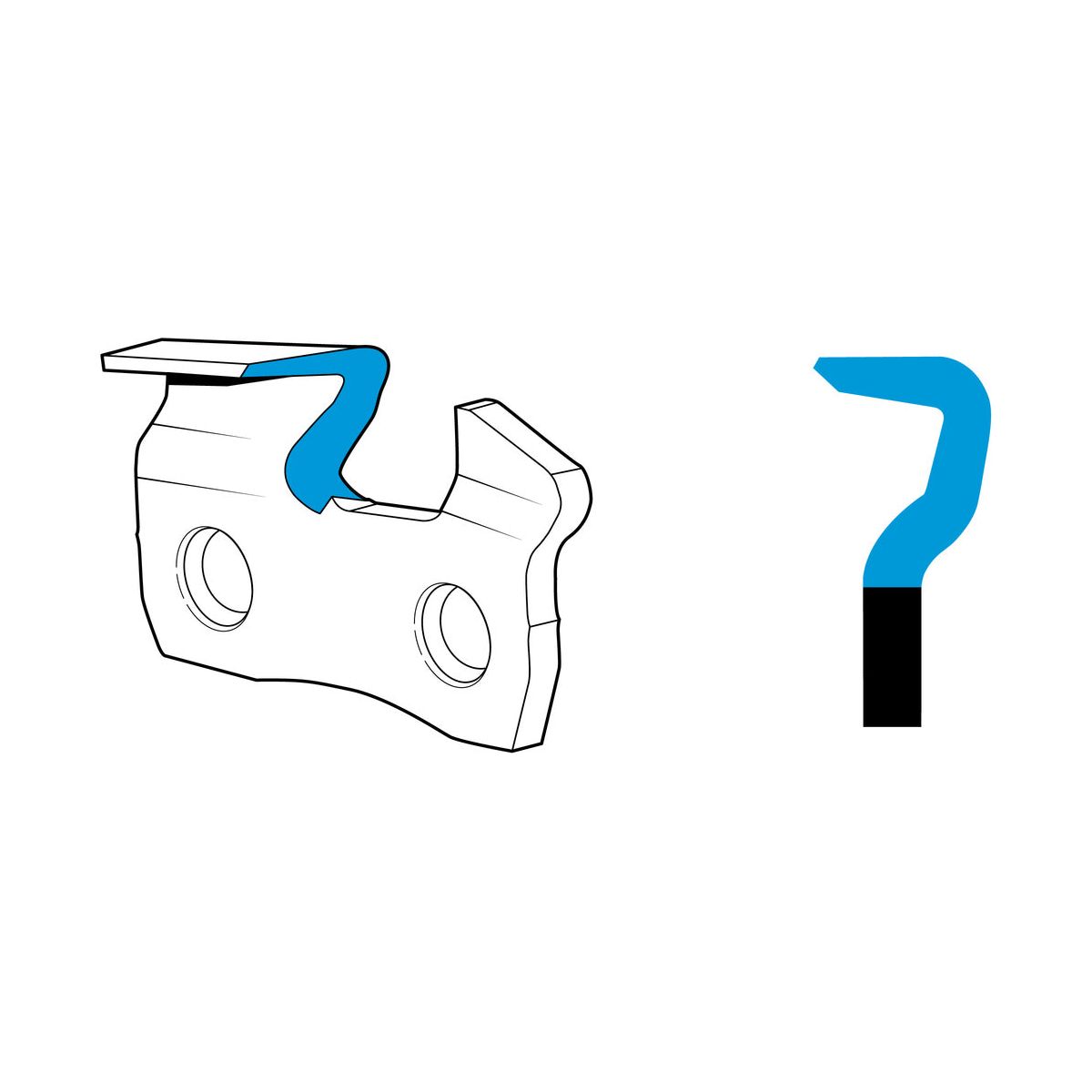 OREGON RipCut 75RD Ripping Saw Chain (.063 Gauge - 3/8 Pitch - Micro Chisel / Standard Sequence)