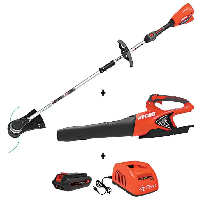 Echo eFORCE Cordless 56 Volt Trimmer & Blower Combo - DCP-BVRVS1B