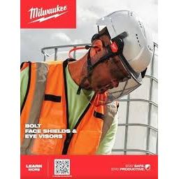 Milwaukee BOLT Clear Dual Coat Lens Full Face Shield