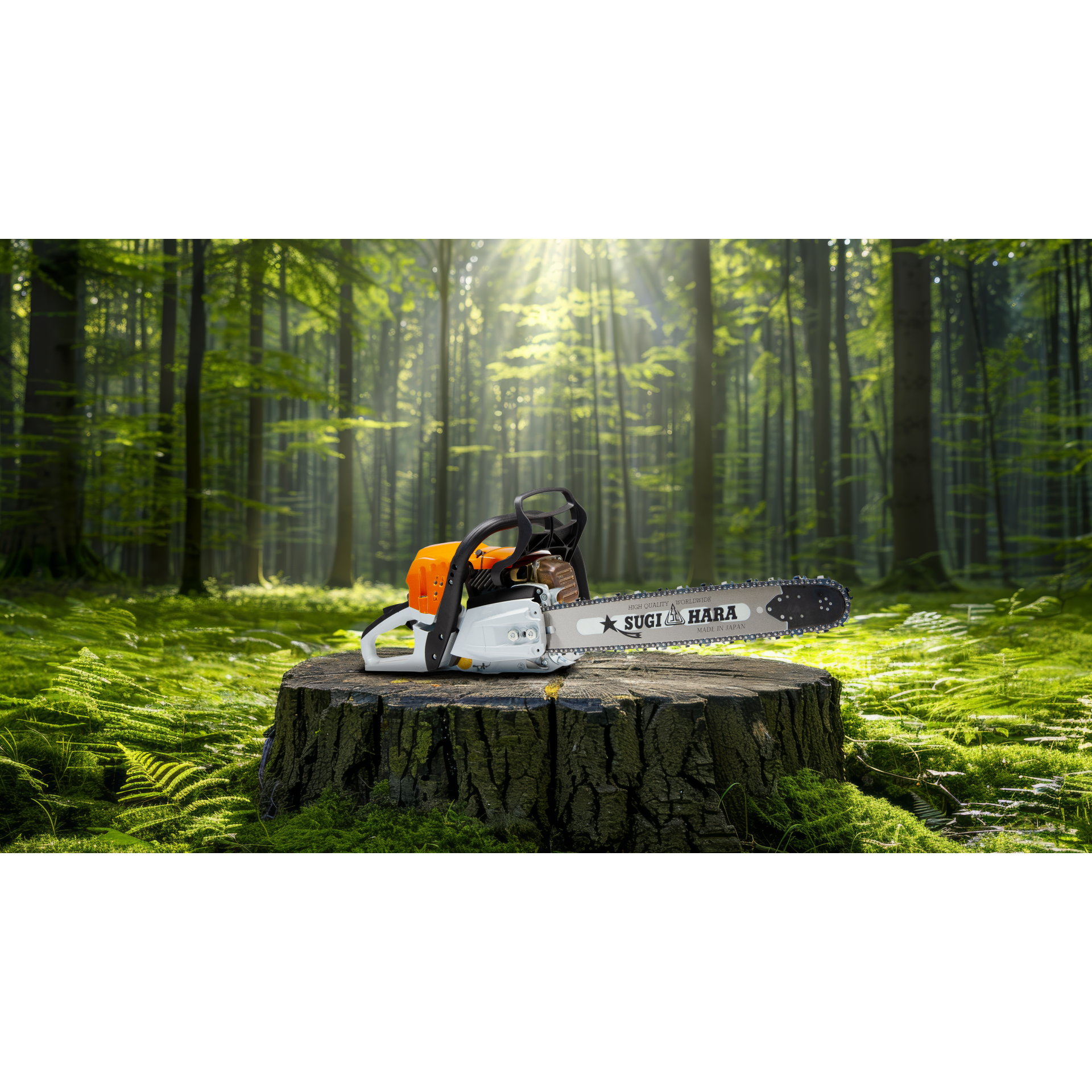 Sugihara Lightweight Guide Bar,  VH2U-0J - .325" Pitch / .050" Gauge (K095 - Husky Small Mount)