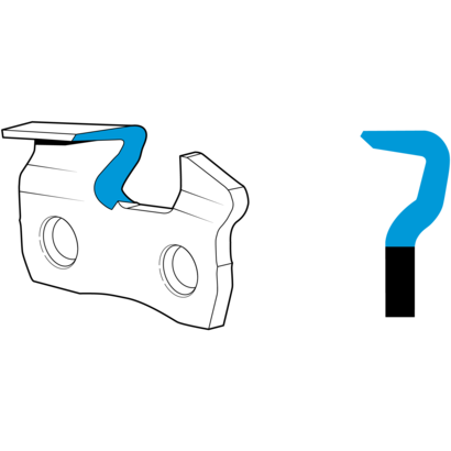 OREGON 91VXL Saw Chain (.050 Gauge - 3/8 LP Pitch - Semi Chisel / Standard Sequence)