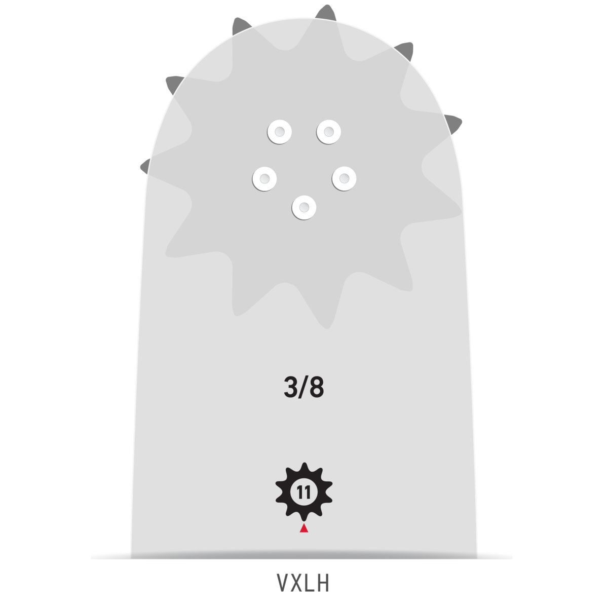 Oregon Lightweight VersaCut™ Guide Bar,  0VXLHD176 - .3/8" Pitch / .050" Gauge