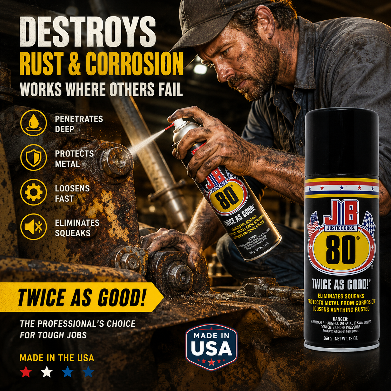 JB 80 Spray Lube 13 OZ