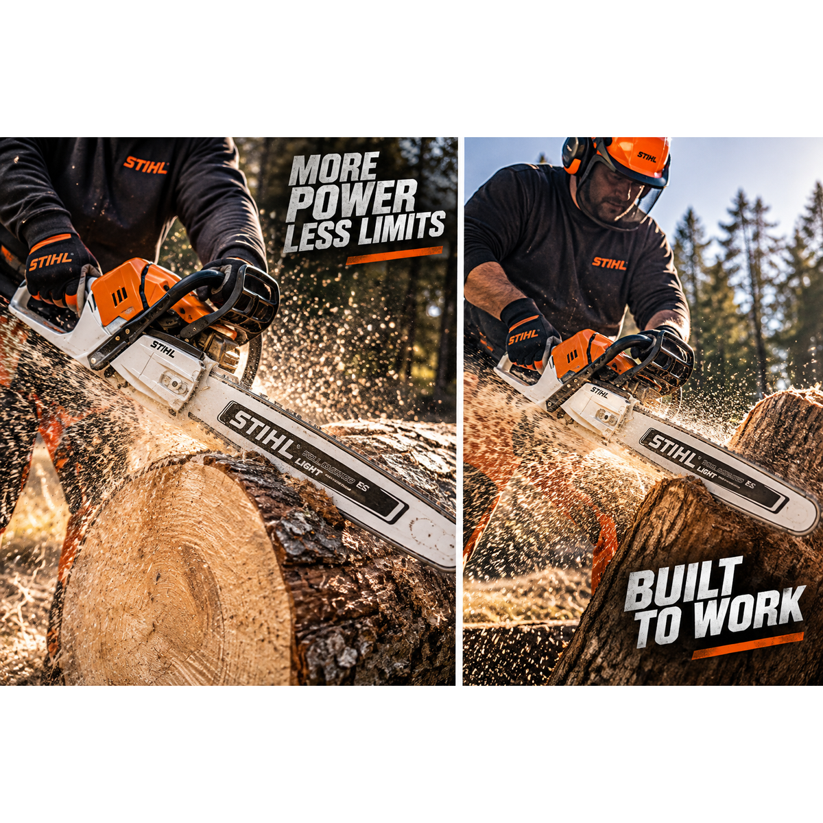 STIHL MS 500¡ - Professional Chainsaw - 79.2 cc - 6.7 HP