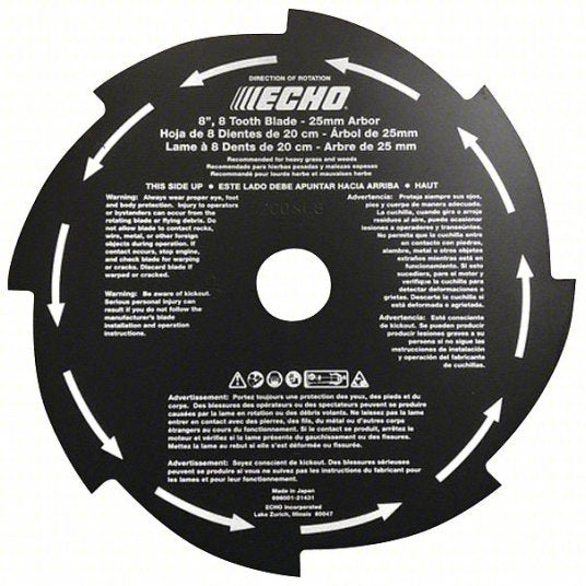 エコハガキ Echo 8-Tooth Grass & Weed Blade