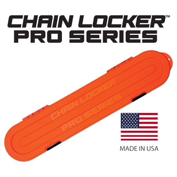 Chain Locker Pro Series Chainsaw Chain Storage Case Orange Organization Box Universal