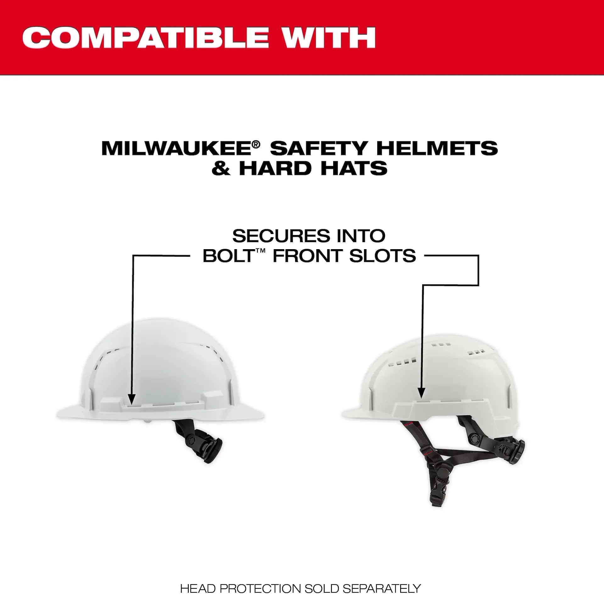 Milwaukee BOLT Clear Dual Coat Lens Full Face Shield