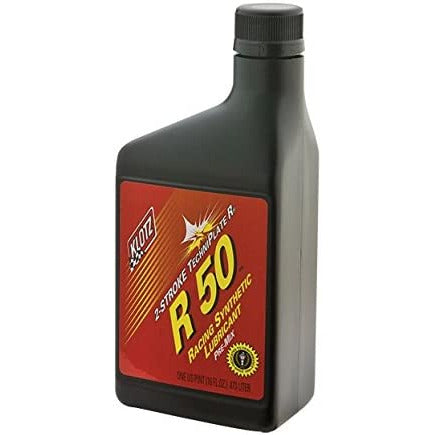 Klotz R-50 Racing TechniPlate® Synthetic 2-Stroke Premix Oil