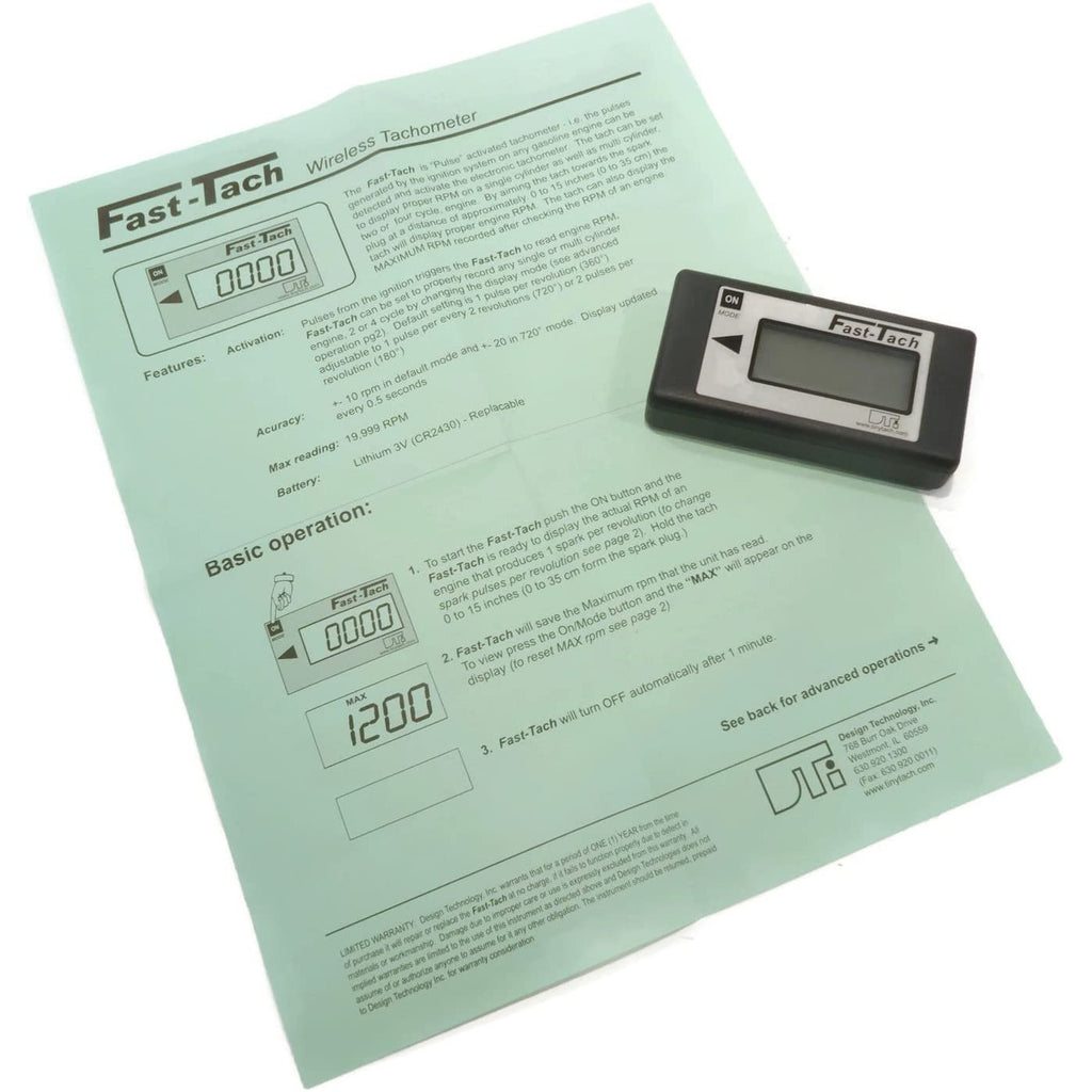 Tachometer Fast Tiny TACH - Handheld Fast Tach Wireless Tachometer - DTI-FT100