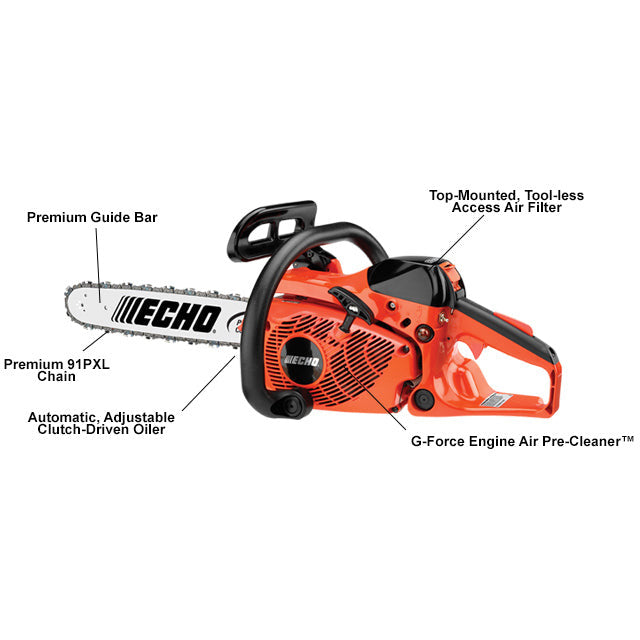 Echo CS-361P Professional Chain Saw - 35.8 CC - 2.15 HP*