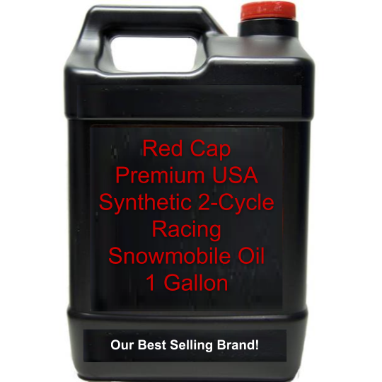 Red Cap Premium Racing Snowmobile Oil