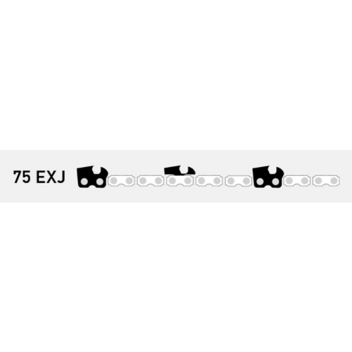 OREGON 75EXJ Saw Chain (.063 Gauge - 3/8 Pitch - Full Chisel