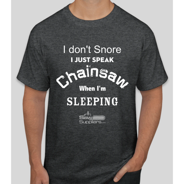 T-Shirt - Chainsaw Sleeping