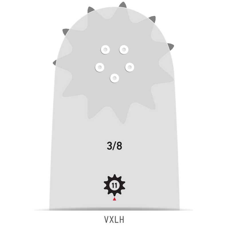Oregon Lightweight VersaCut™ Guide Bar,  0VXLHK095 - .3/8" Pitch / .050" Gauge