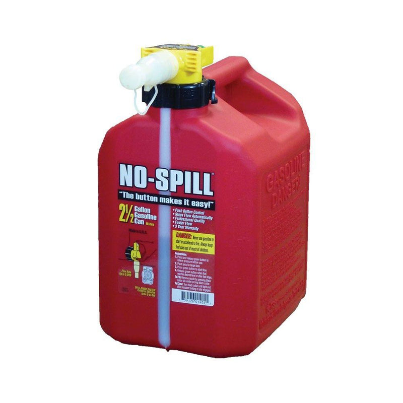 No Spill Gas Can