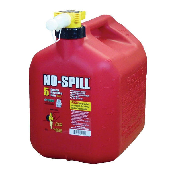 No Spill Gas Can